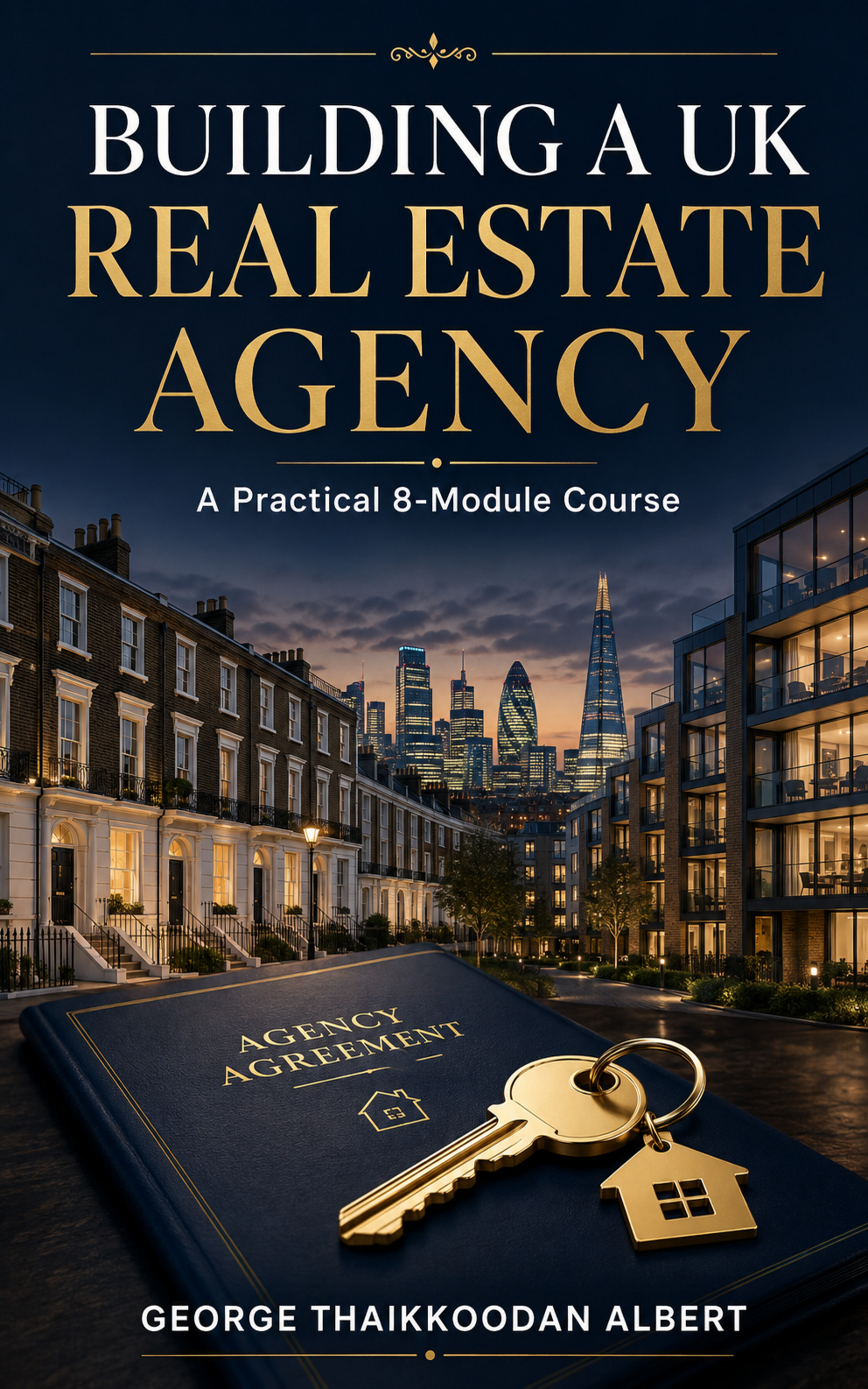 Building a UK Real Estate Agency poster