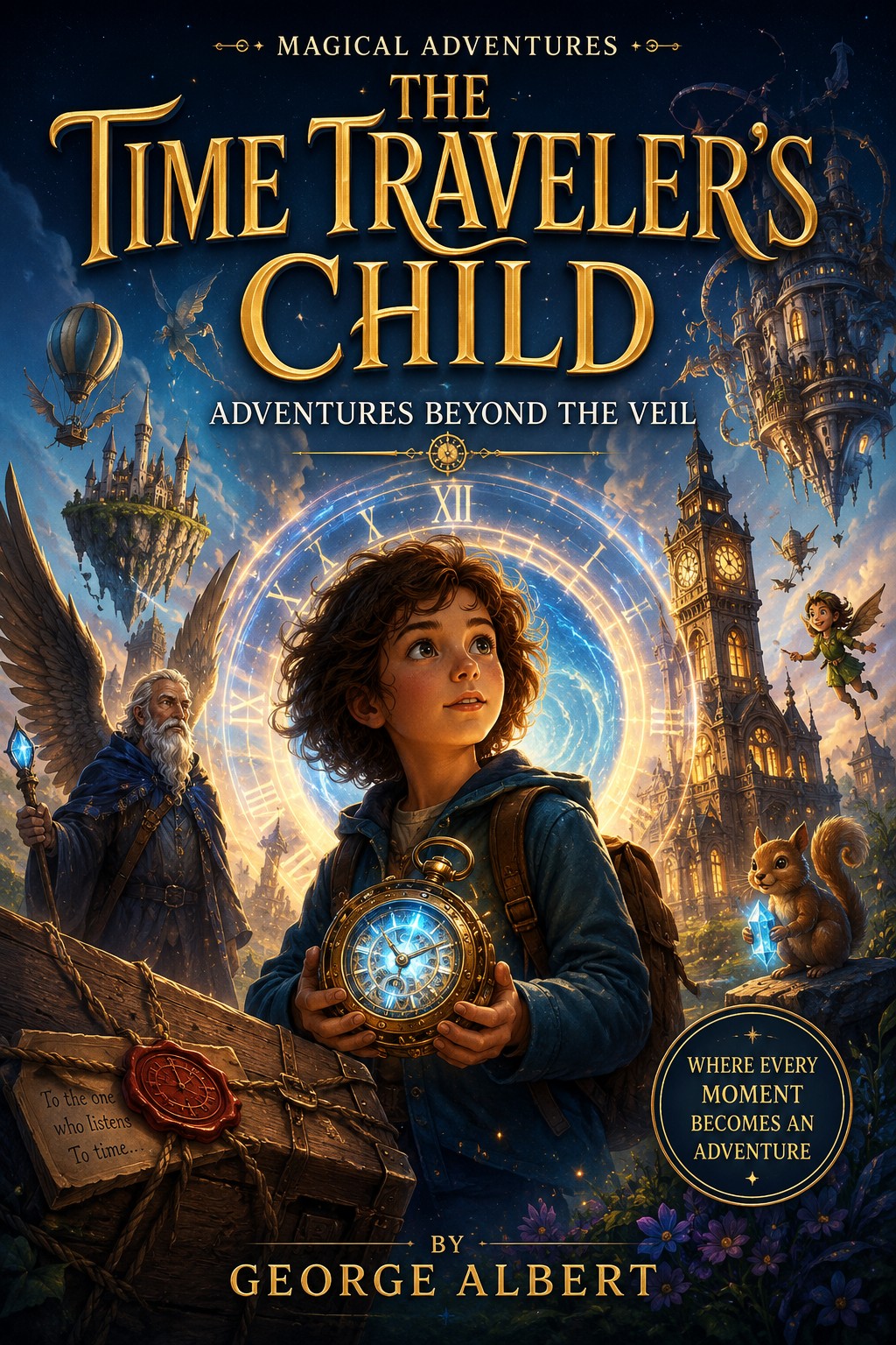 The Time Traveler’s Child: Adventures Beyond the Veil book cover